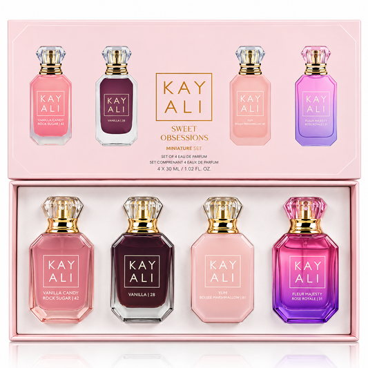 Sweet Obsessions Miniature Perfume Set – 4-Piece Eau de Parfum Collection
