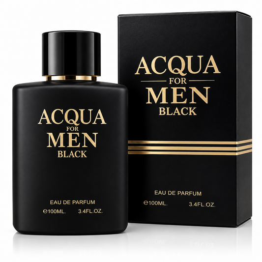 Acqua for Men Black Eau de Parfum – 100ml / 3.4 fl oz