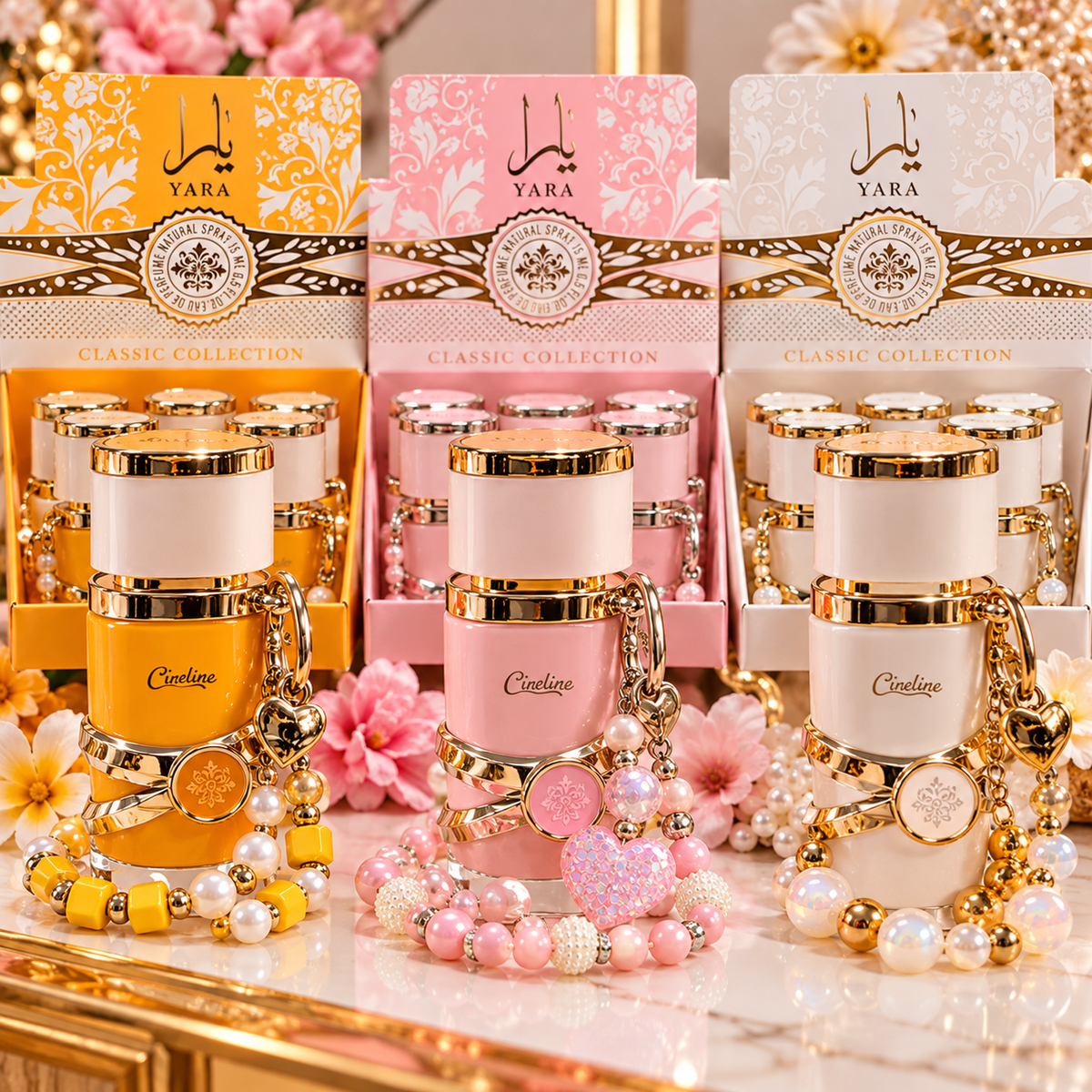 🎀 Cireline Classic Collection Mini Eau de Parfum with Beaded Charm – 15ml