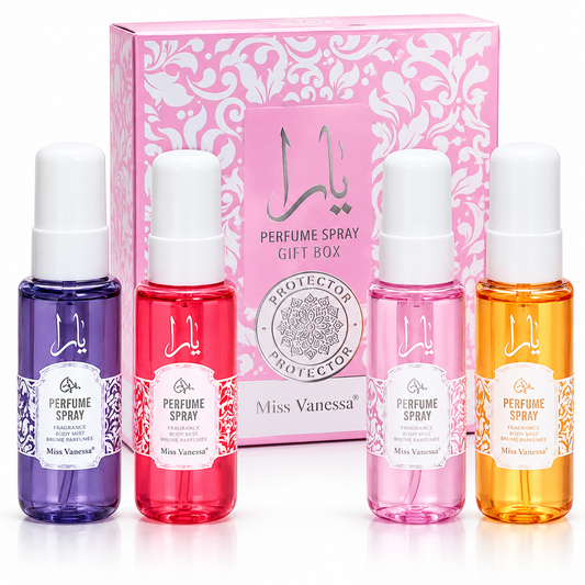Miss Vanessa Perfume Spray Set Box Collection – 40ml / 1.33. fl oz – 4 Scents