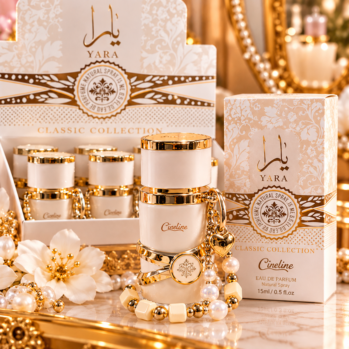 🎀 Cireline Classic Collection Mini Eau de Parfum with Beaded Charm – 15ml