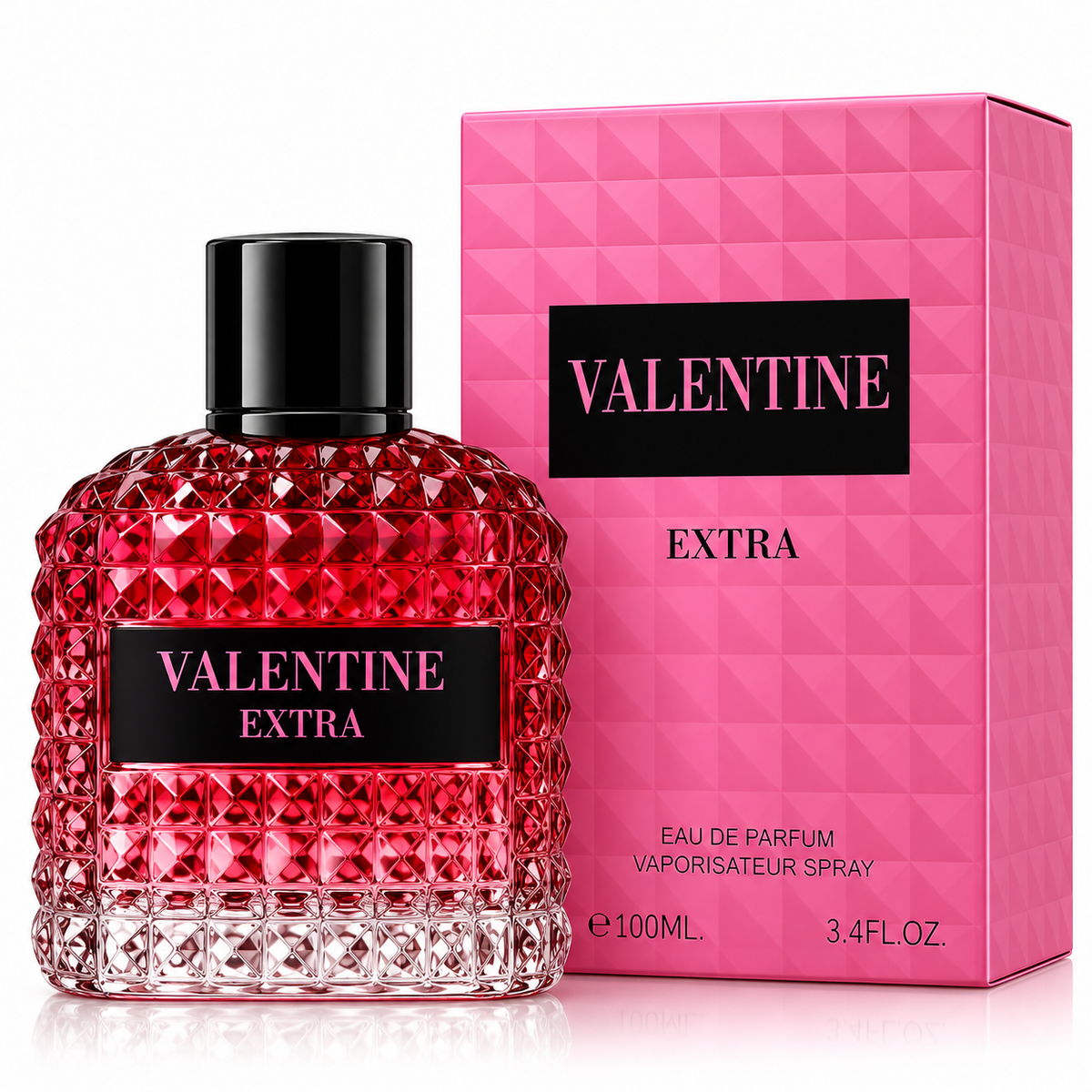 Valentine Eau de Parfum Collection – Extra, Intense & Green – 100ml