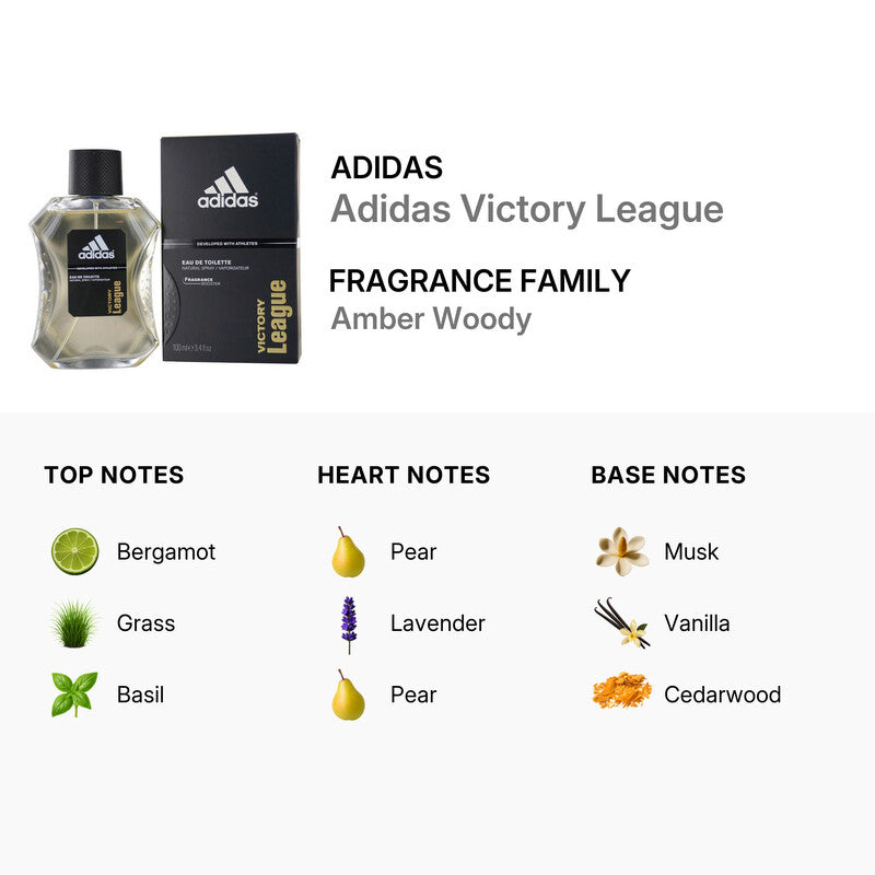 Adidas Men's Victory League EDT Spray 3.3 oz