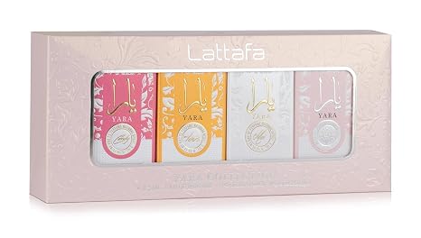 Lattafa Yara Collection – 4 × 5 ml Eau de Parfum Gift Set for Women